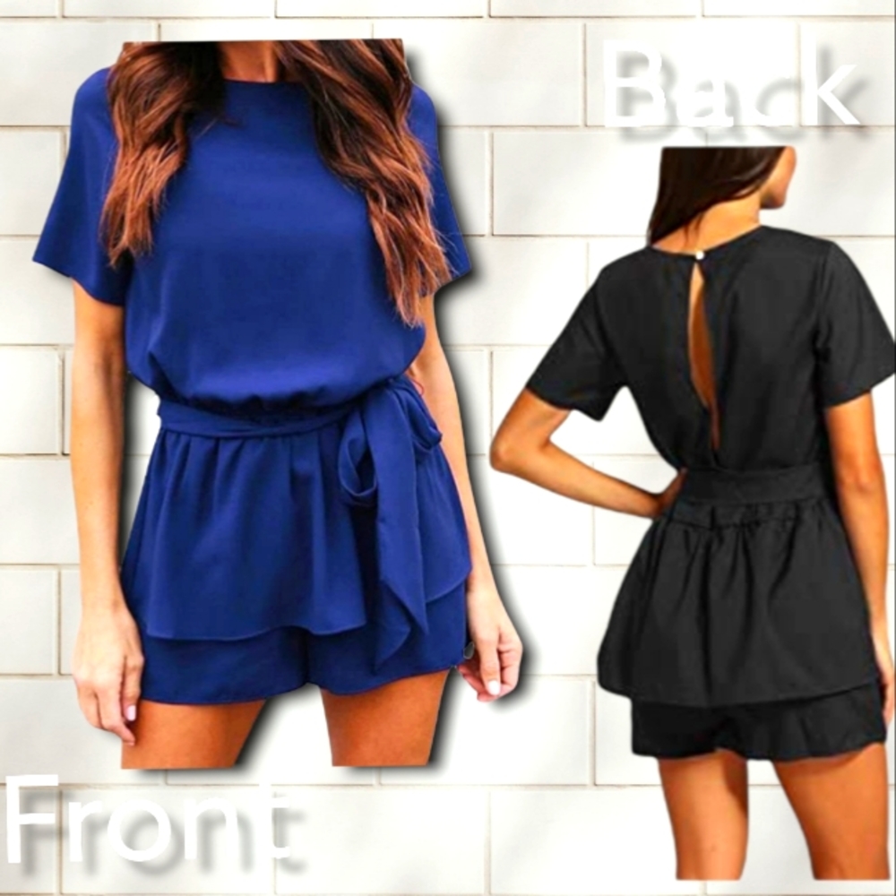 Blue romper size M